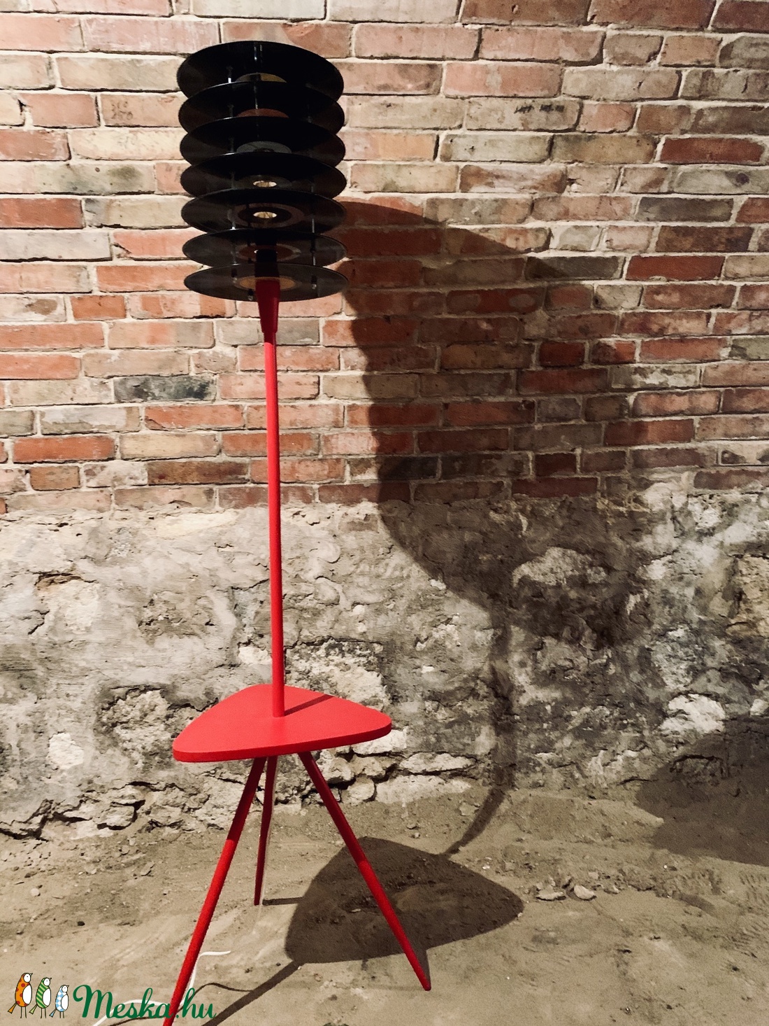 Állólámpa bakelit lemezekből - - Meska.hu Állólámpa bakelit lemezekből - - Meska.hu