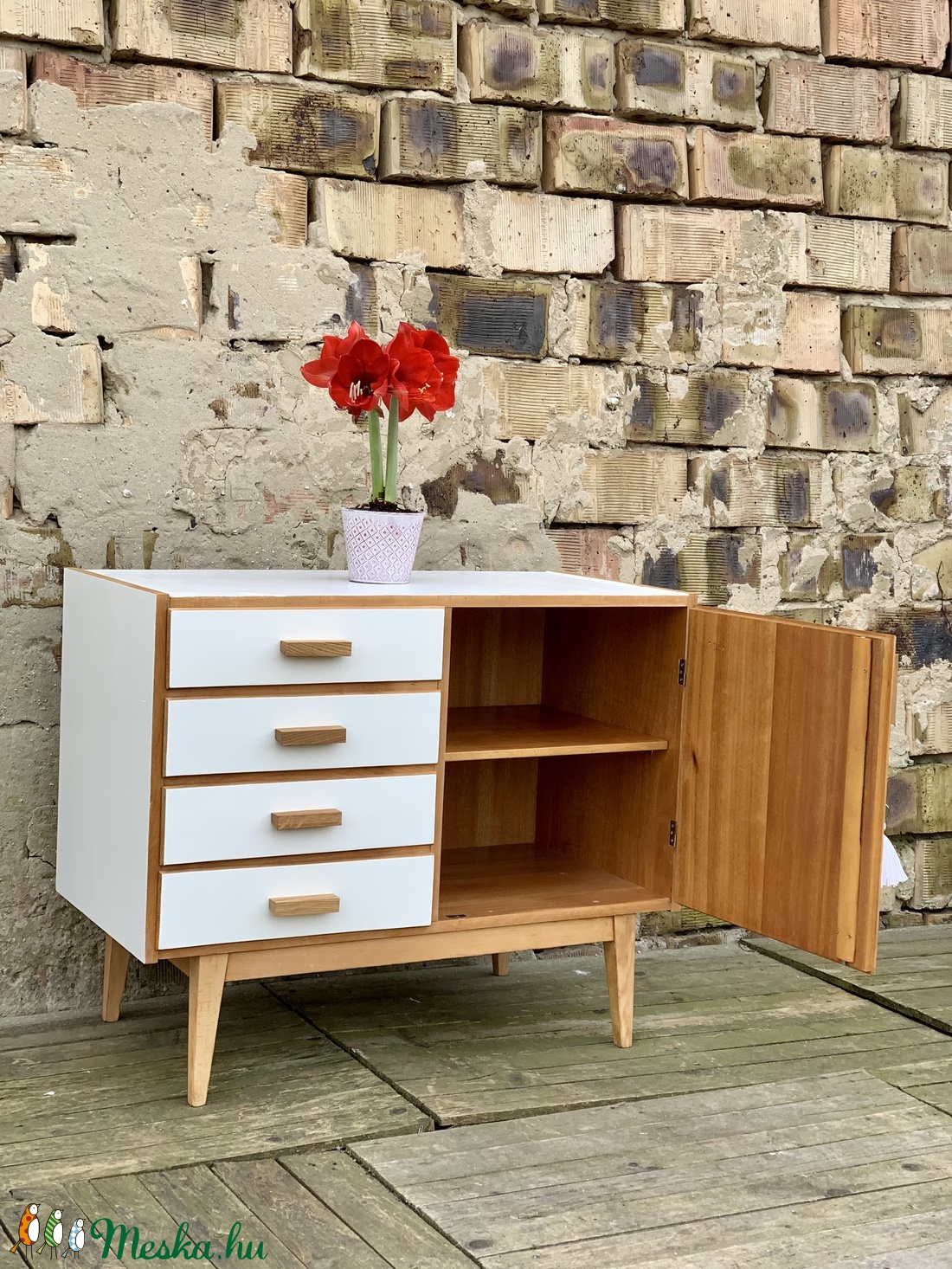 Retró szekrény, komód, Tv állvány - otthon & életmód - bútor - komód - Meska.hu