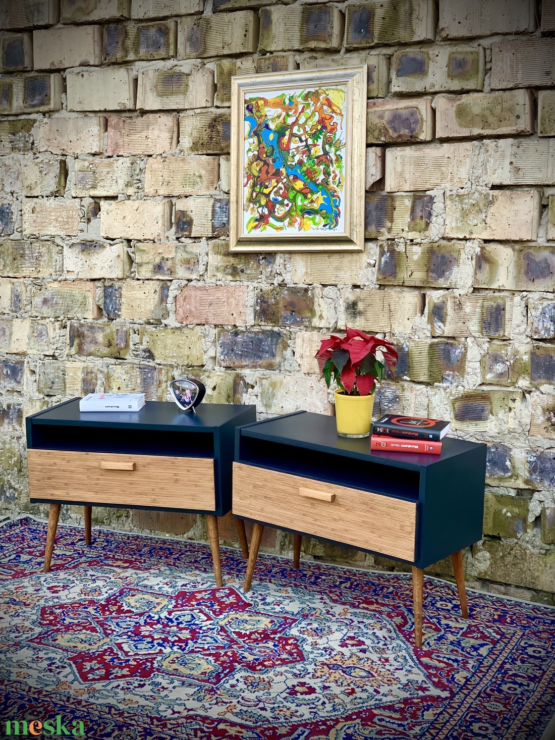 Retró Éjjeliszekrény Pár Modern Stílussal - otthon & életmód - bútor - szekrény - Meska.hu