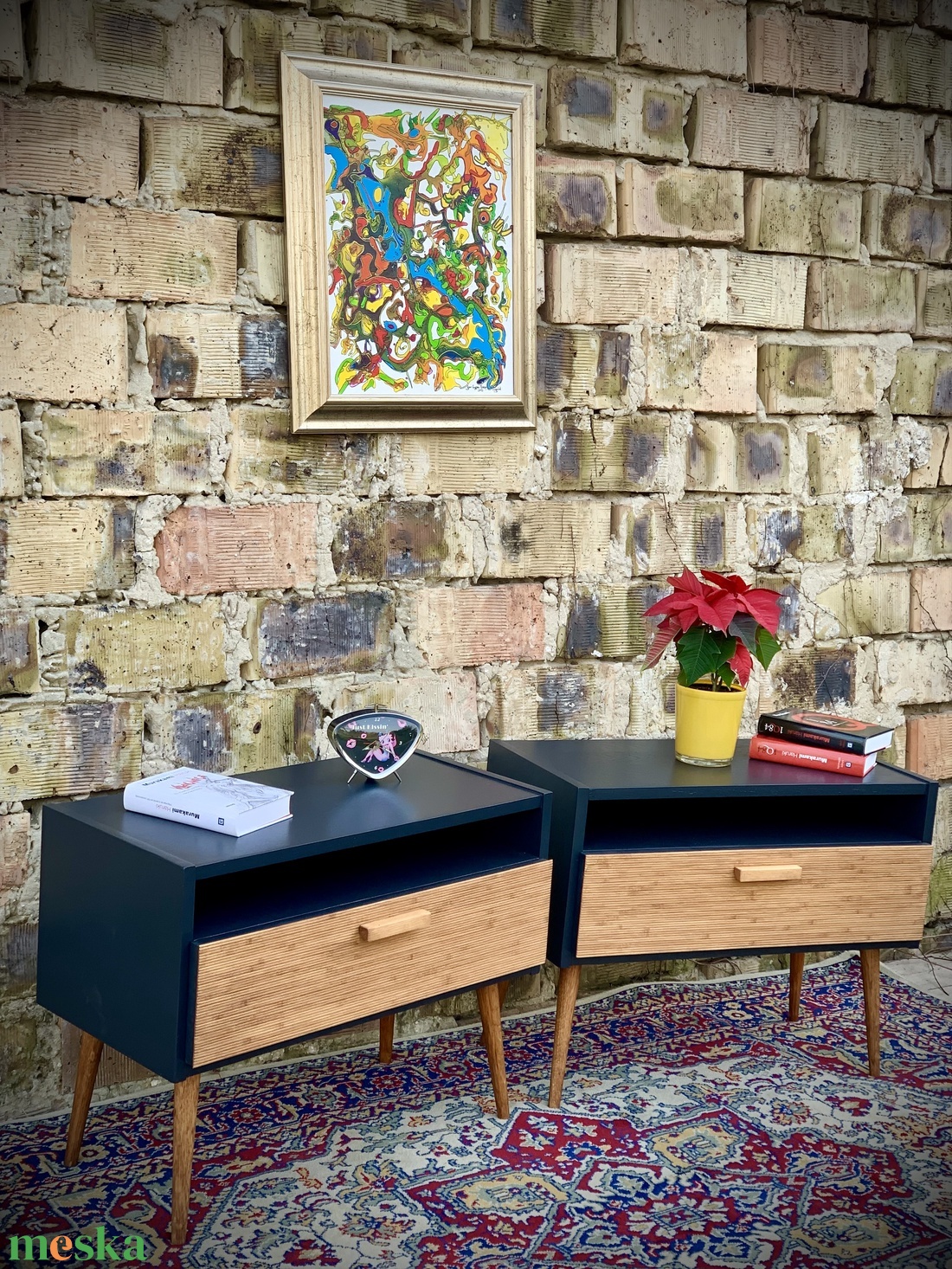 Retró Éjjeliszekrény Pár Modern Stílussal - otthon & életmód - bútor - szekrény - Meska.hu