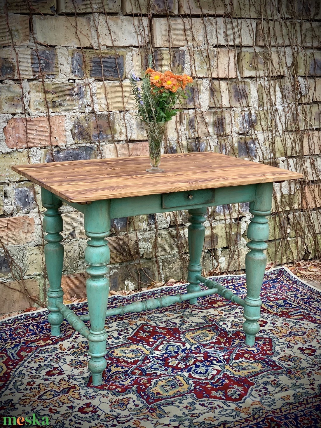 Egyedi vintage asztal  - otthon & életmód - bútor - asztal - Meska.hu