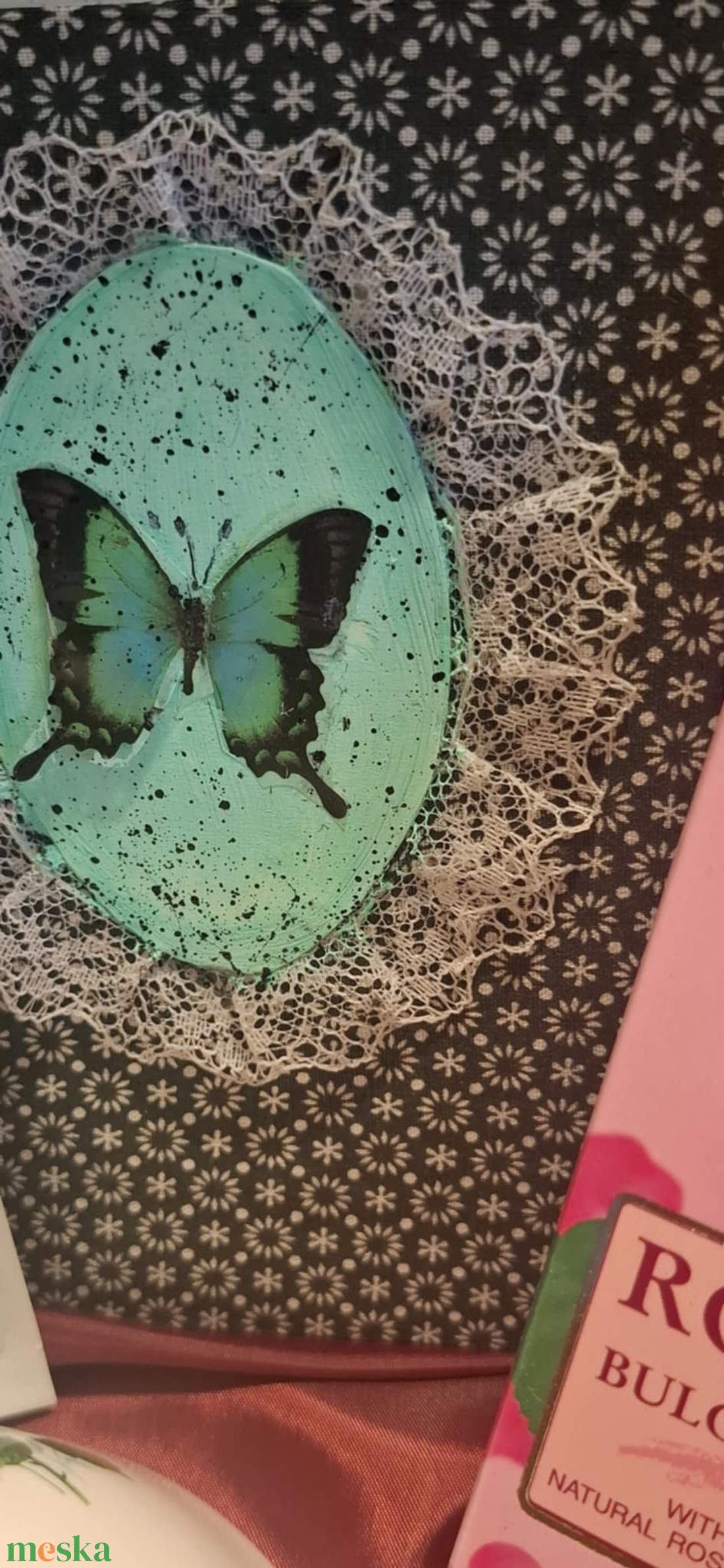 Bájos angol csészés, naplós ajándékdoboz - otthon & életmód - papír, írószer - ajándékozás kellékei - ajándékzsák, csomagolás - Meska.hu