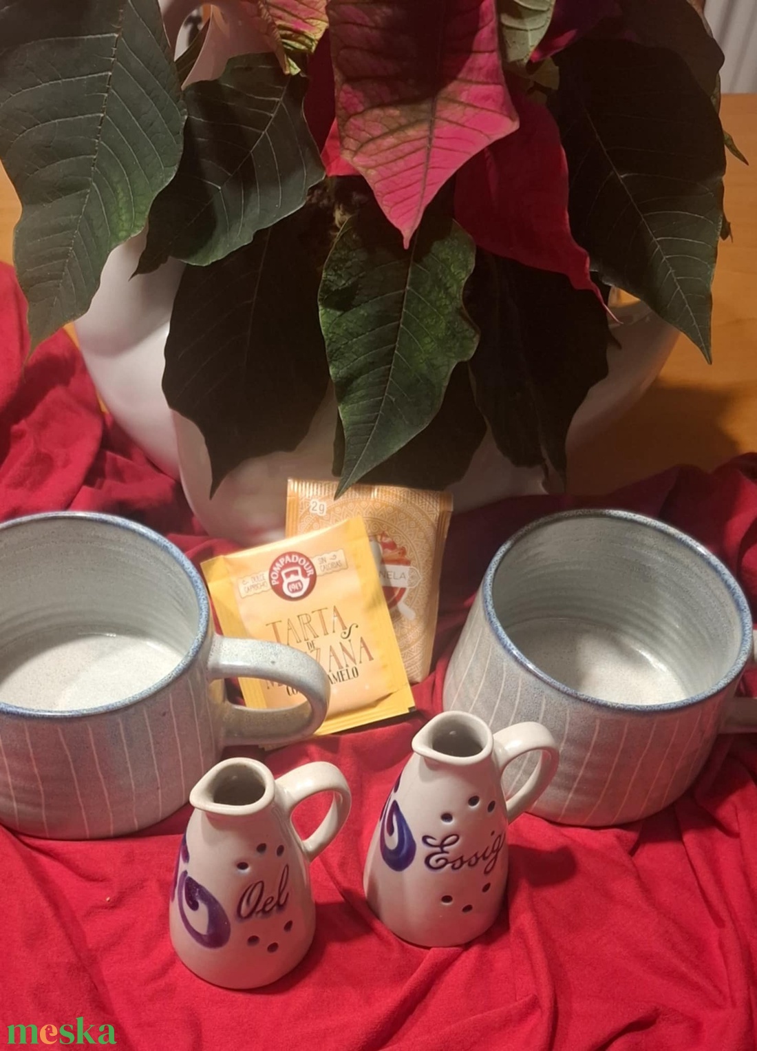 Konyhai vintage ajándékdoboz a szürke jegyében  - otthon & életmód - papír, írószer - ajándékozás kellékei - ajándékzsák, csomagolás - Meska.hu