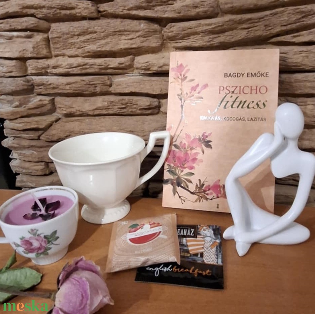 Könyves, porcelános ajándékdoboz, giftbox - otthon & életmód - papír, írószer - ajándékozás kellékei - ajándékzsák, csomagolás - Meska.hu