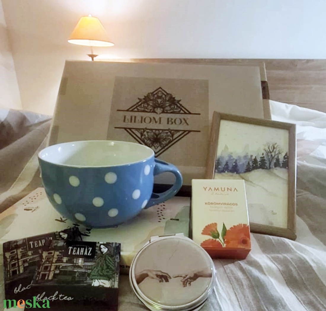  teázós ajándékdoboz - otthon & életmód - papír, írószer - ajándékozás kellékei - ajándékzsák, csomagolás - Meska.hu