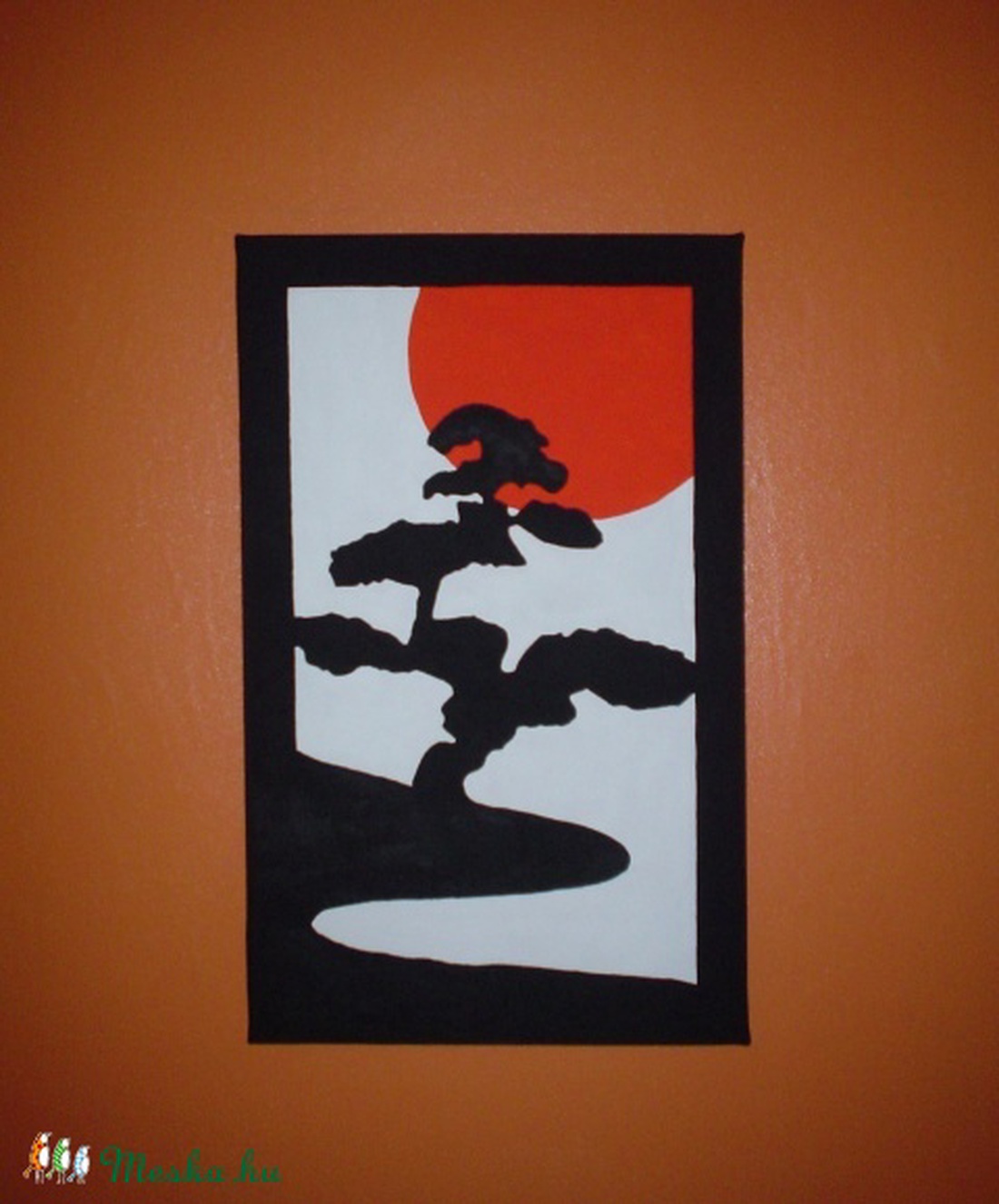 Modern festmény - Japán tájkép -  - Meska.hu