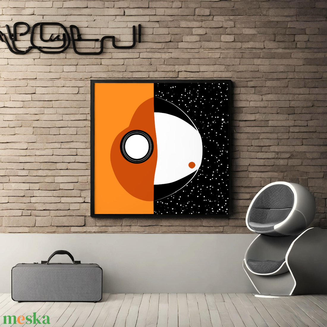 Cyber craft: Űrtémájú digitális vektorgrafika - művészet - grafika & illusztráció - digitális - Meska.hu