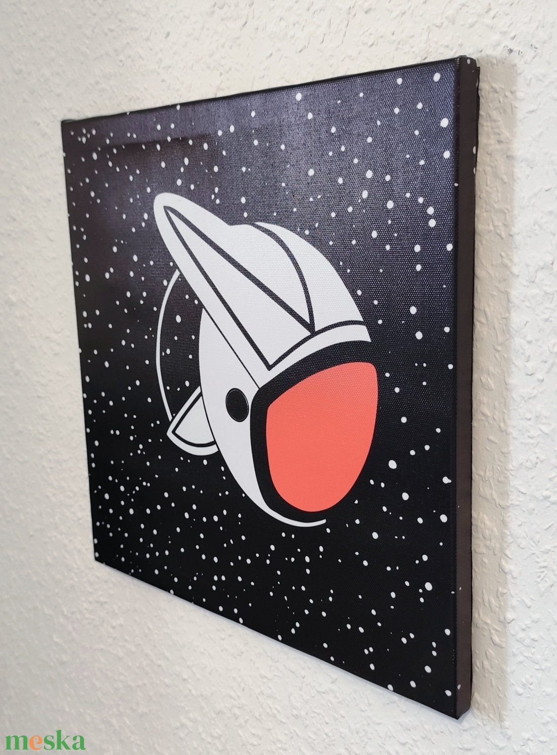 Világűr témájú vászonkép - 30x30 cm - Explorer Pod - otthon & életmód - dekoráció - kép & falikép - vászonkép - Meska.hu