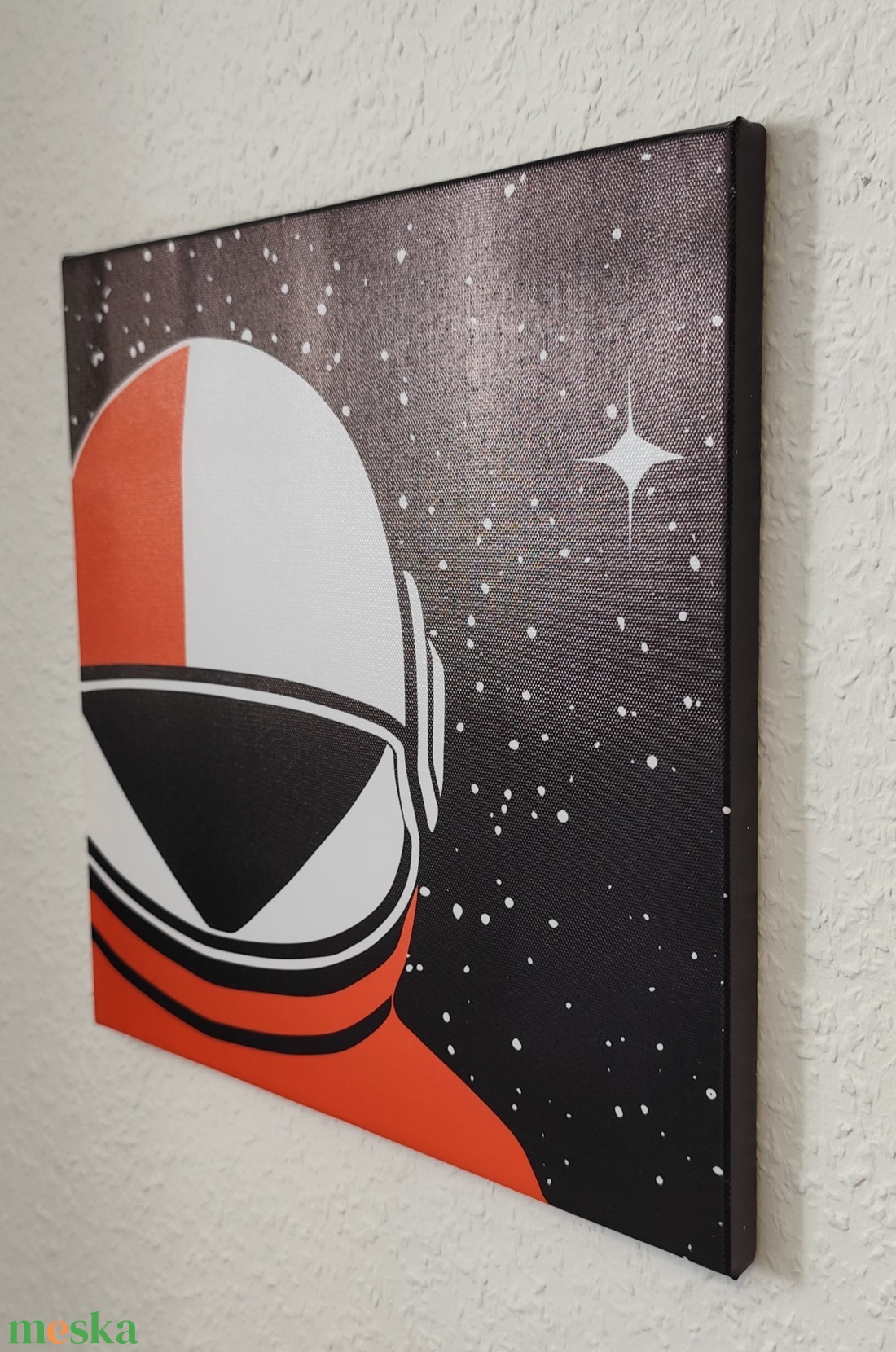 Világűr témájú vászonkép - 30x30 cm - Voyager - otthon & életmód - dekoráció - kép & falikép - vászonkép - Meska.hu