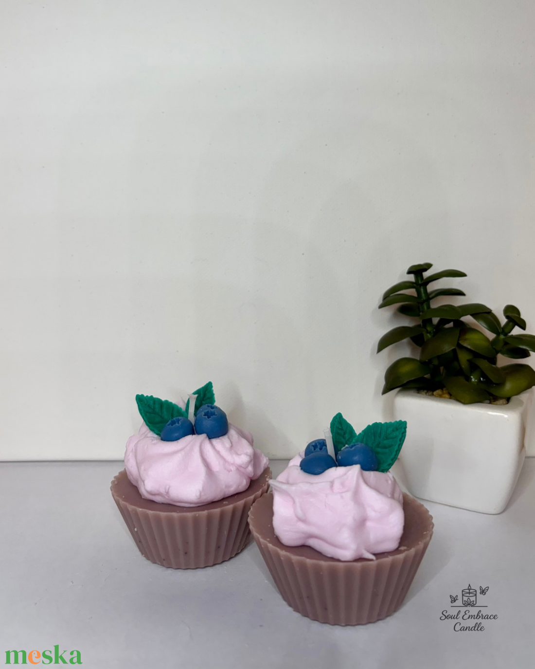 Áfonyás - Cupcake gyertya - otthon & életmód - gyertya, illat, aroma - mécses és mécsestartó - Meska.hu