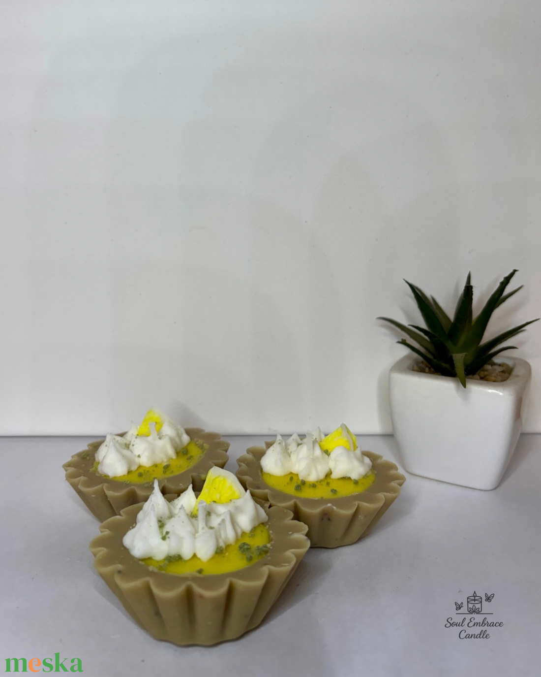 Citrom Tart-gyümölcslepény gyertya - otthon & életmód - gyertya, illat, aroma - gyertya - Meska.hu