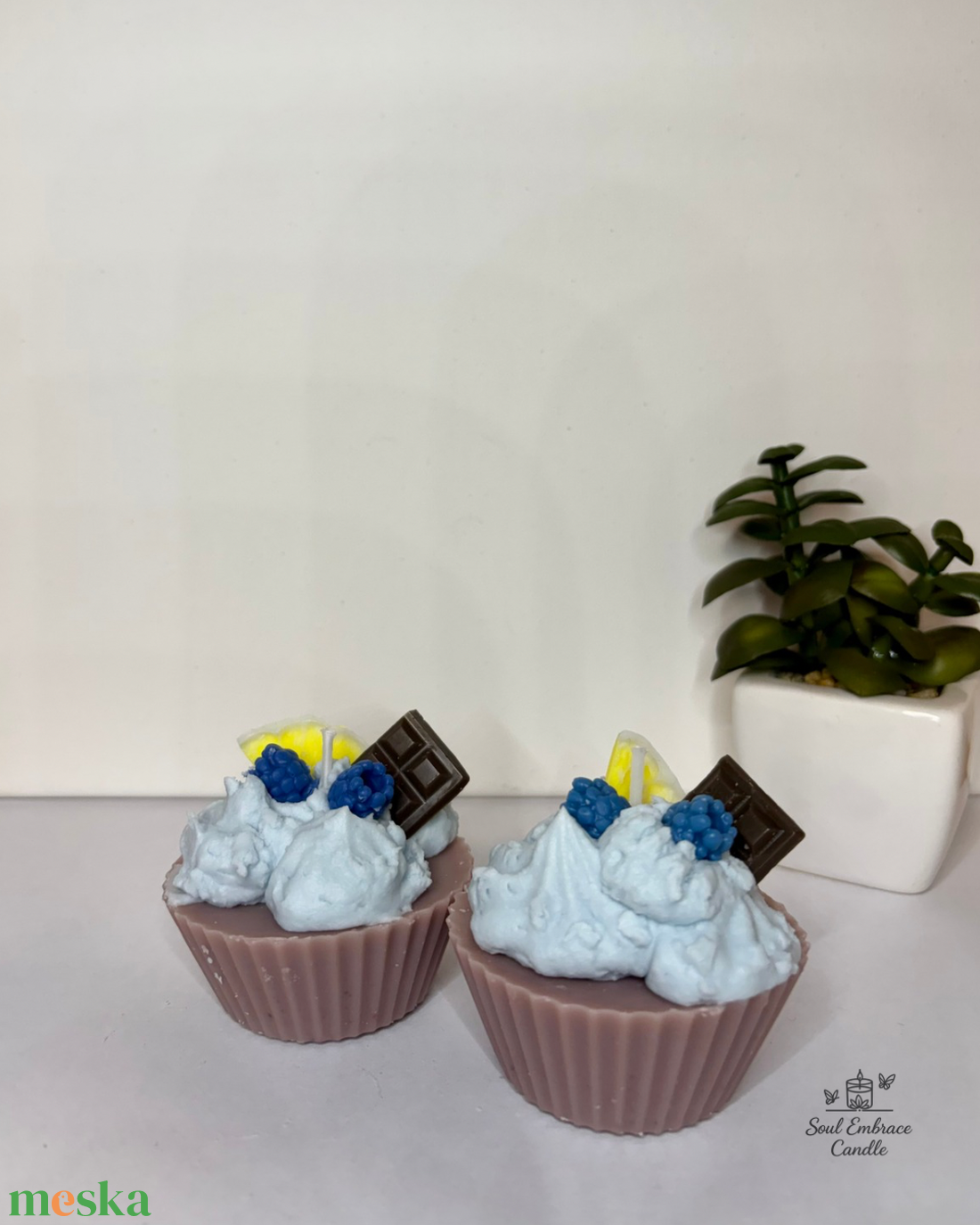 Szedres - Cupcake gyertya - otthon & életmód - gyertya, illat, aroma - gyertya - Meska.hu