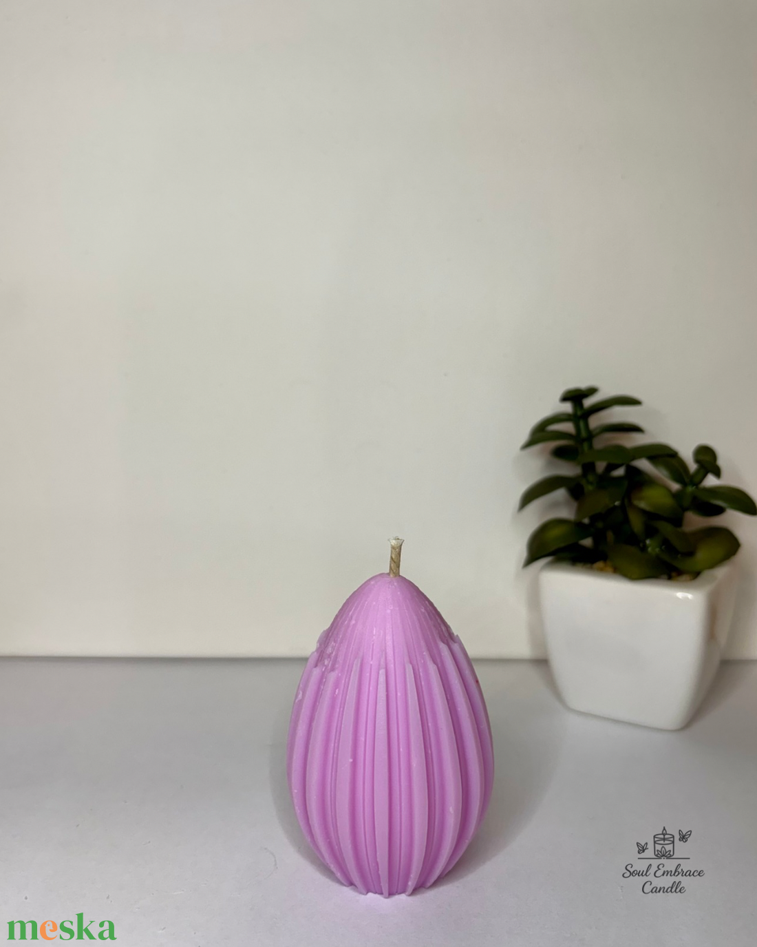 Tojás gyertya - Húsvéti - ünnepi díszek, dekorációk - húsvéti díszek és dekorációk - húsvéti gyertya - Meska.hu