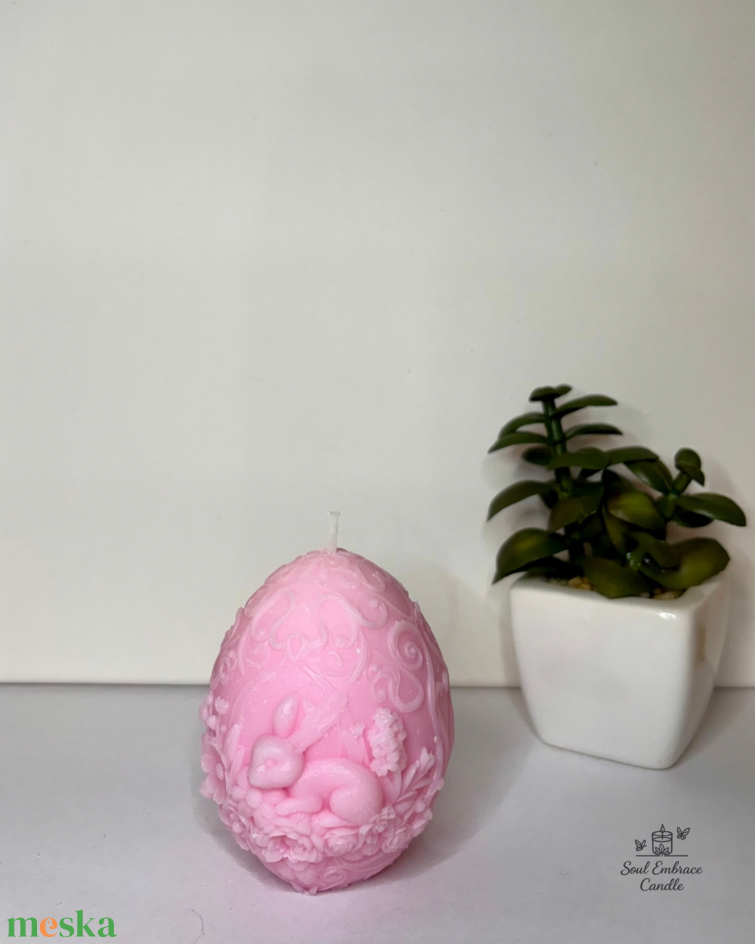 Tojás gyertya - Húsvéti - ünnepi díszek, dekorációk - húsvéti díszek és dekorációk - húsvéti gyertya - Meska.hu