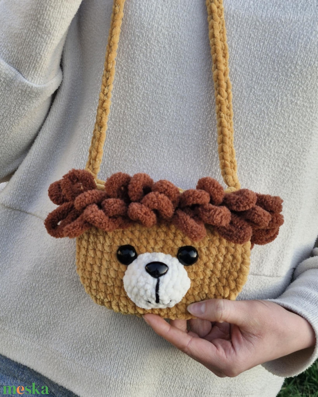 Oroszlán táska - táska & tok - kézitáska & válltáska - kézitáska - Meska.hu