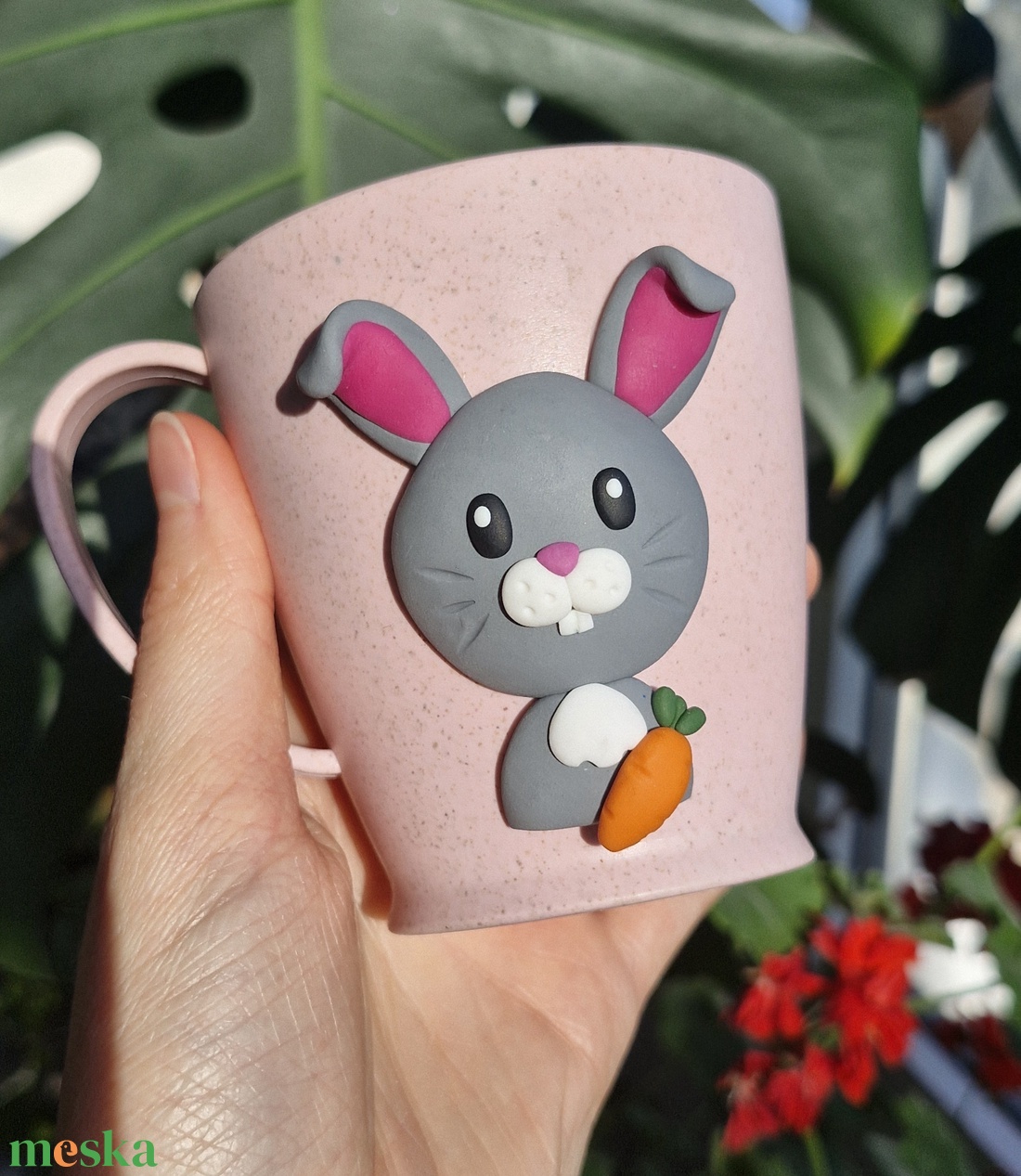 Nyuszis bögre - otthon & életmód - konyhafelszerelés, tálalás - tálalás - bögre & csésze - Meska.hu