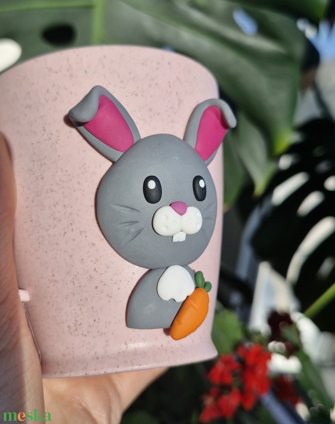 Nyuszis bögre - otthon & életmód - konyhafelszerelés, tálalás - tálalás - bögre & csésze - Meska.hu