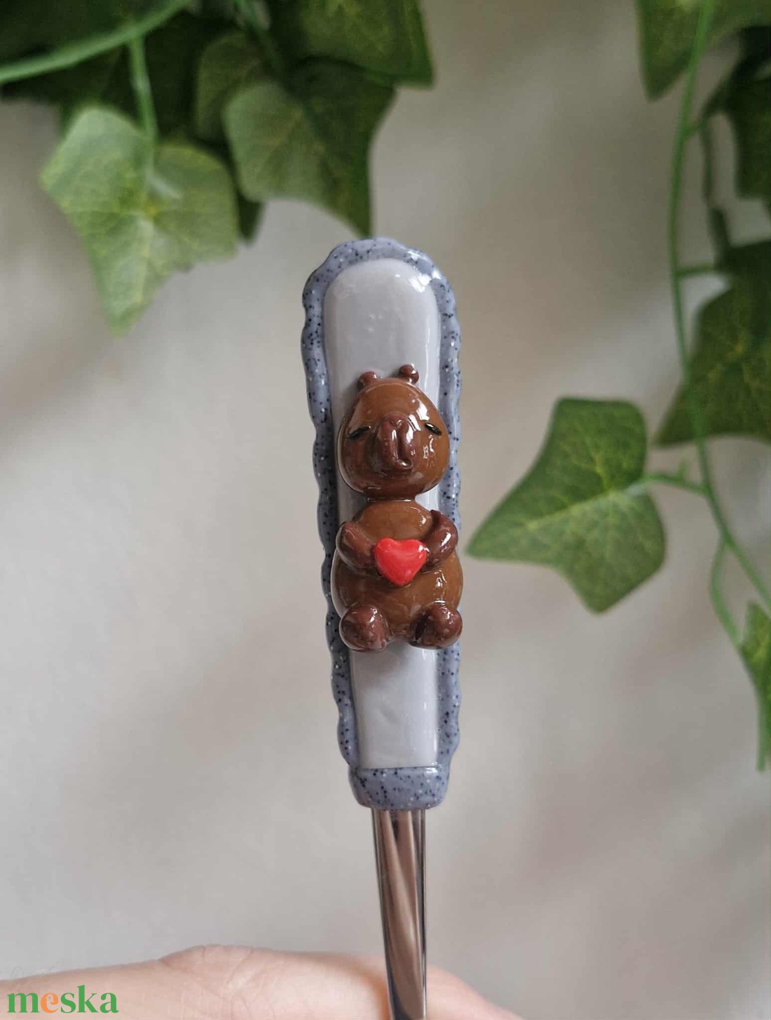 Capybara kanál - otthon & életmód - konyhafelszerelés, tálalás - tálalás - kanál & villa - Meska.hu Capybara kanál - otthon & életmód - konyhafelszerelés, tálalás - tálalás - kanál & villa - Meska.hu