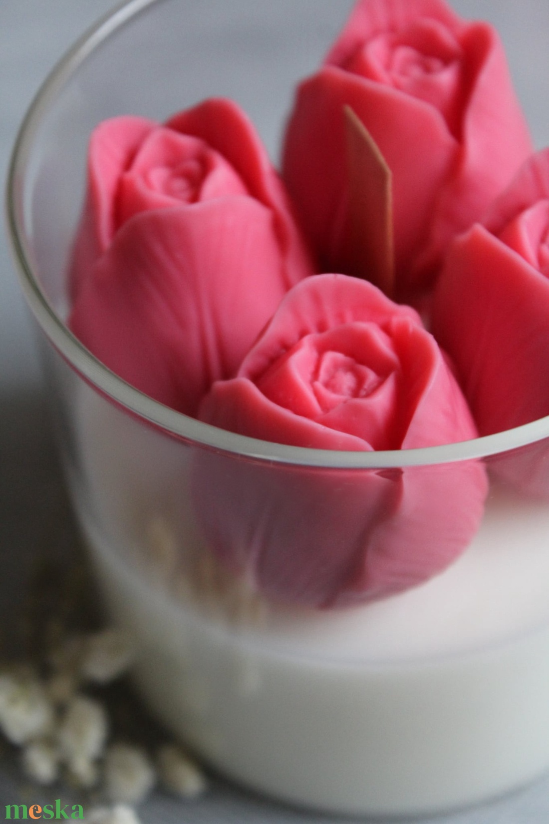 Tavaszi tulipán  - otthon & életmód - gyertya, illat, aroma - mécses és mécsestartó - Meska.hu