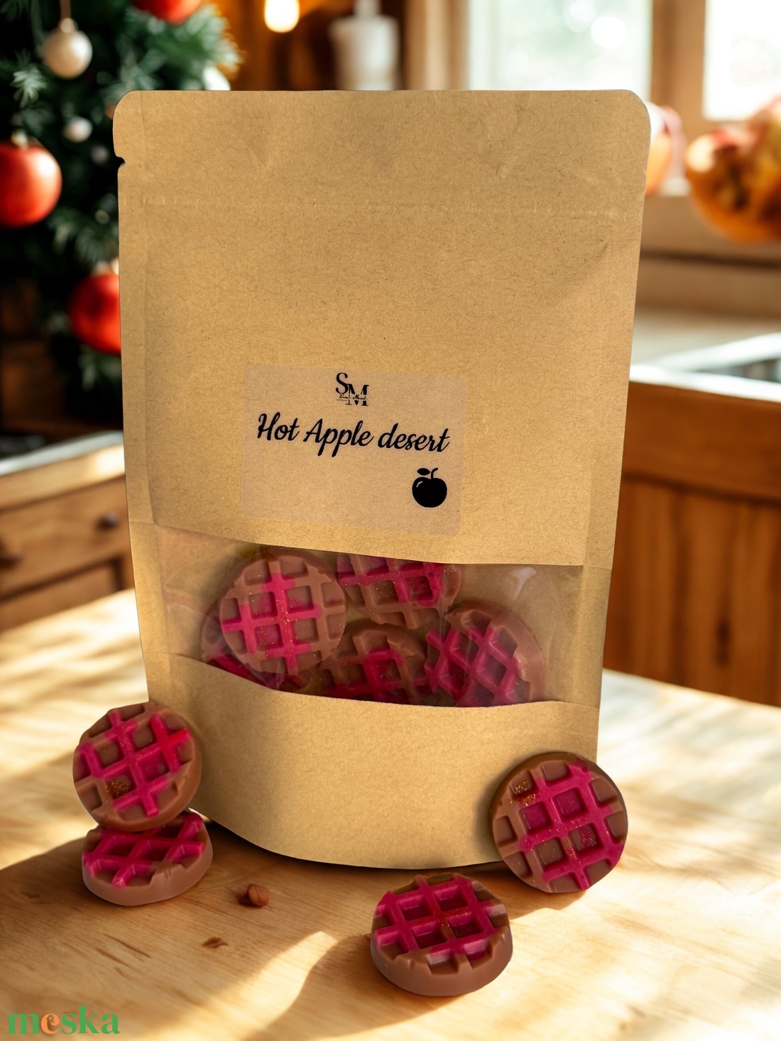 Forró almás pite illatviasz  - otthon & életmód - gyertya, illat, aroma - illatviasz - Meska.hu