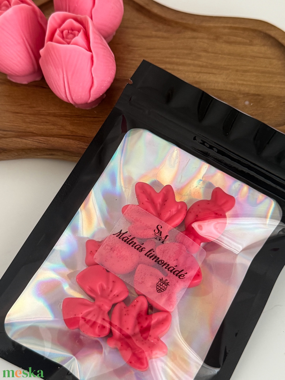 Málnás limonádé illatviasz  - otthon & életmód - gyertya, illat, aroma - illatviasz - Meska.hu