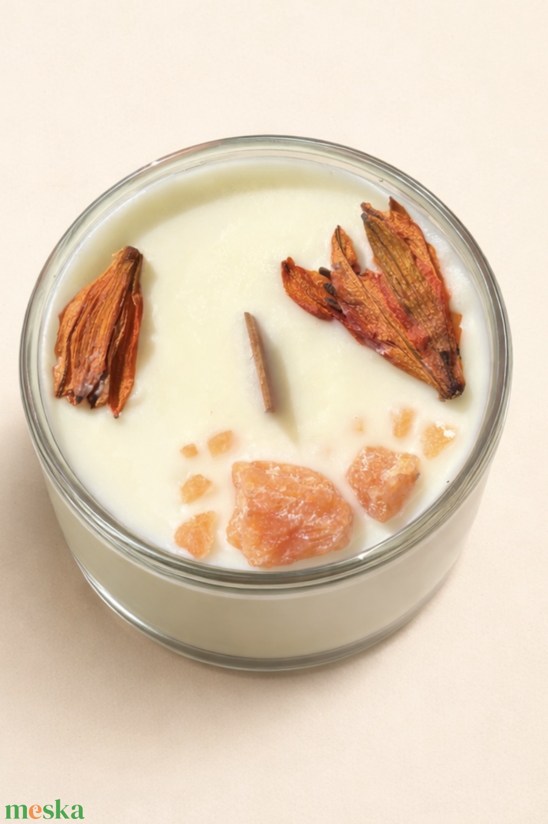 Kézműves szójaviasz gyertya 100% természetes - otthon & életmód - gyertya, illat, aroma - gyertya - Meska.hu