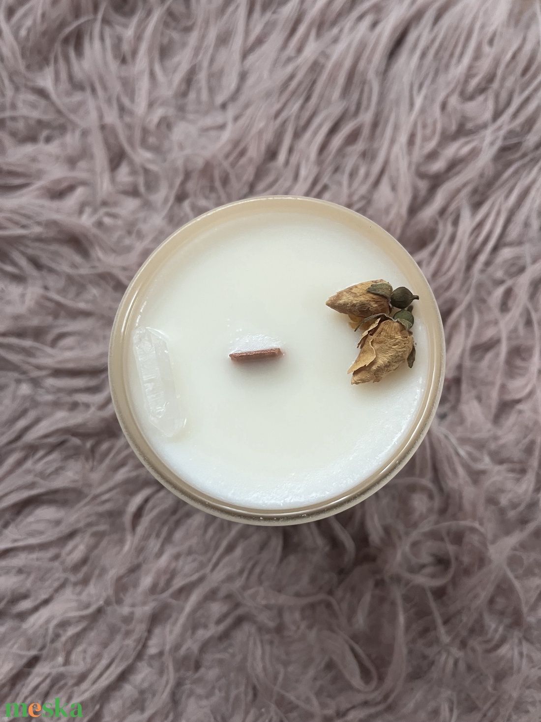 kézműves szójaviasz gyertya - otthon & életmód - gyertya, illat, aroma - gyertya - Meska.hu