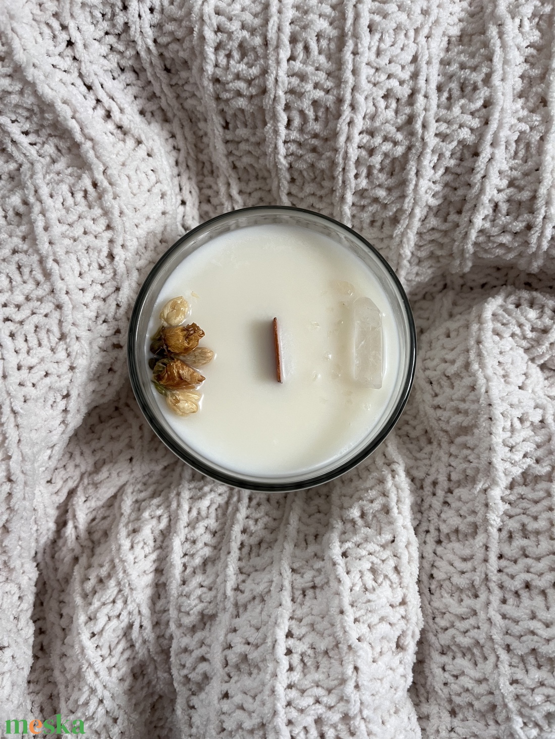 Egyedi kézműves szójaviasz gyertya - otthon & életmód - gyertya, illat, aroma - gyertya - Meska.hu