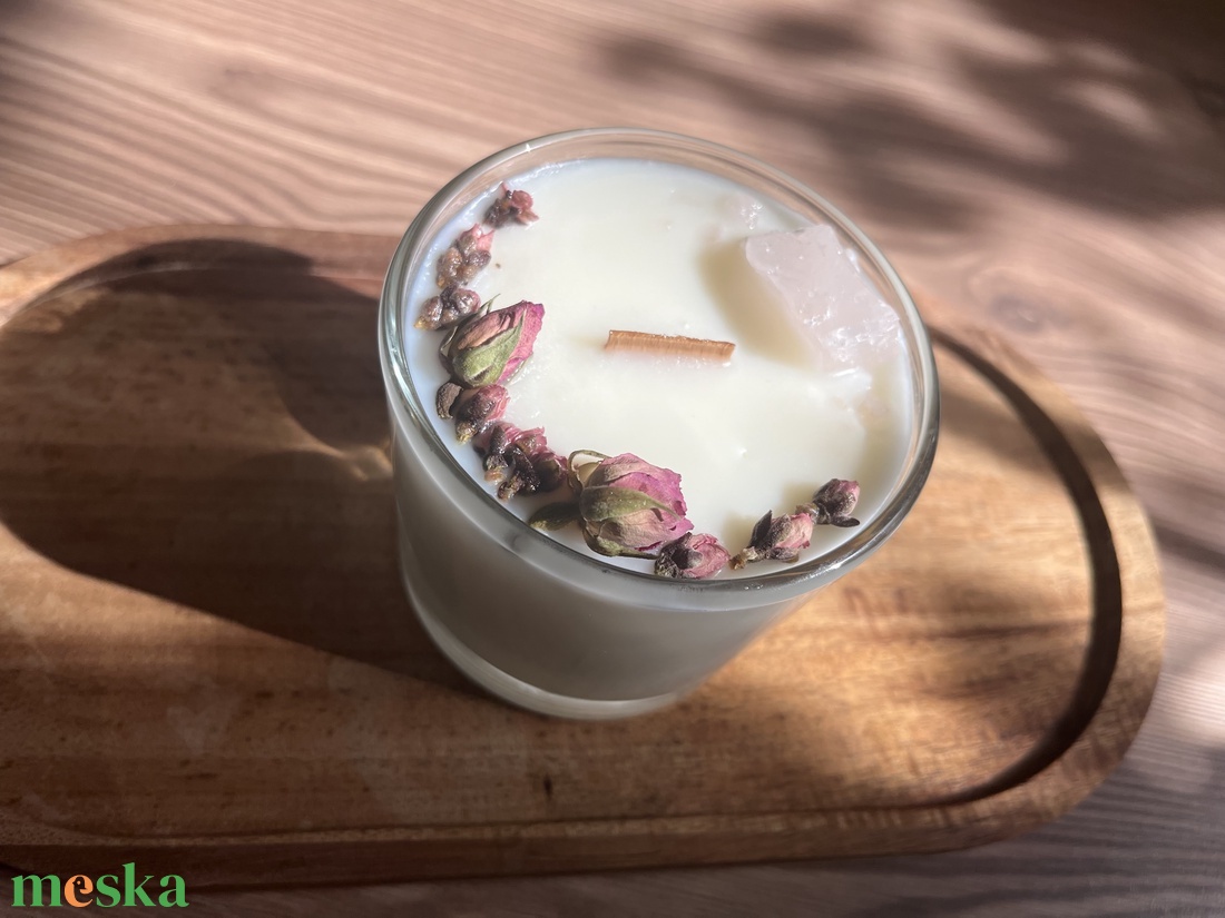 Különleges kézműves szójaviasz gyertya - otthon & életmód - gyertya, illat, aroma - gyertya - Meska.hu