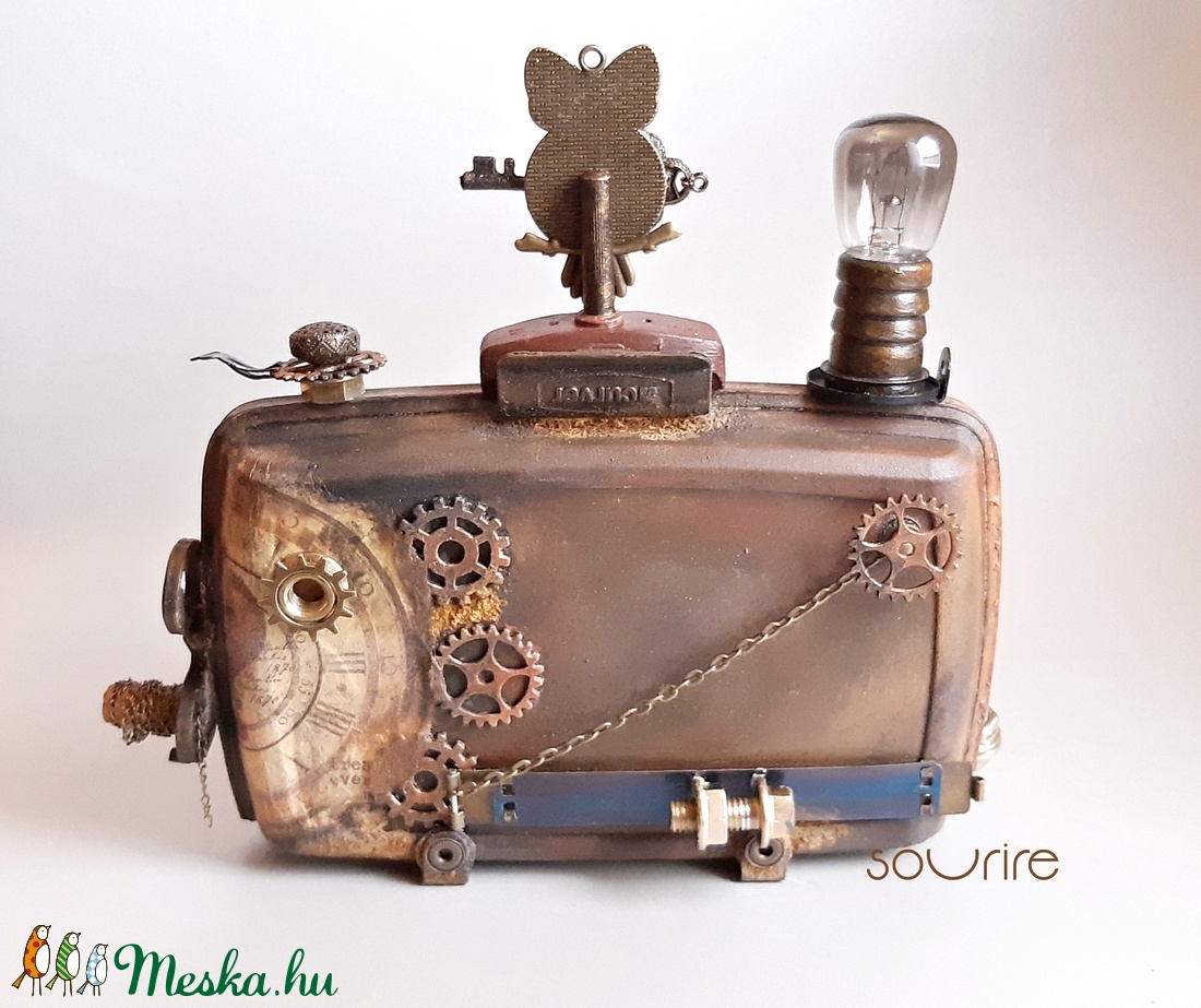 Steampunk fényképezőgép - otthon & lakás - dekoráció - dísztárgy - Meska.hu Steampunk fényképezőgép - otthon & lakás - dekoráció - dísztárgy - Meska.hu
