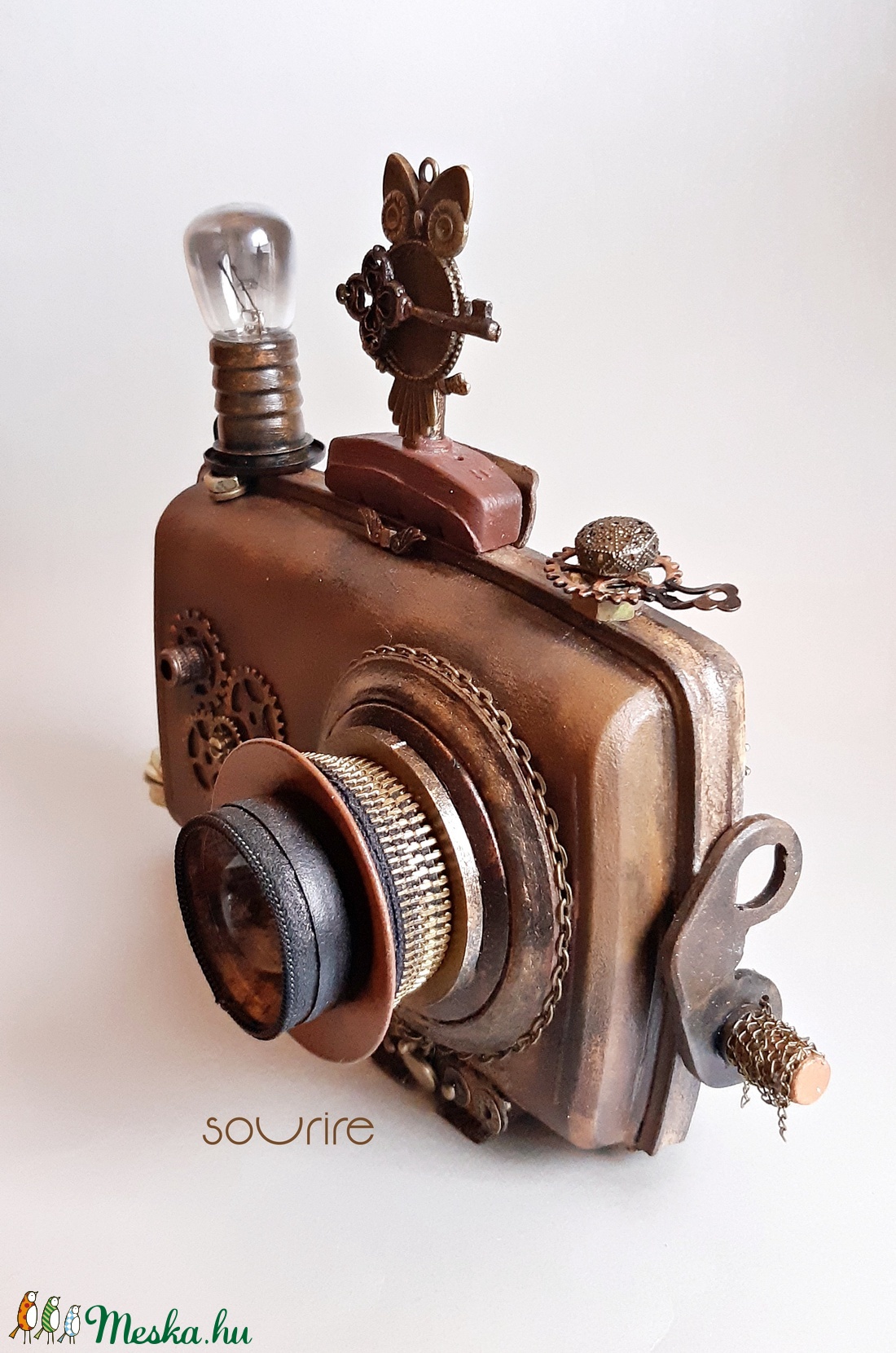 Steampunk fényképezőgép - otthon & lakás - dekoráció - dísztárgy - Meska.hu Steampunk fényképezőgép - otthon & lakás - dekoráció - dísztárgy - Meska.hu