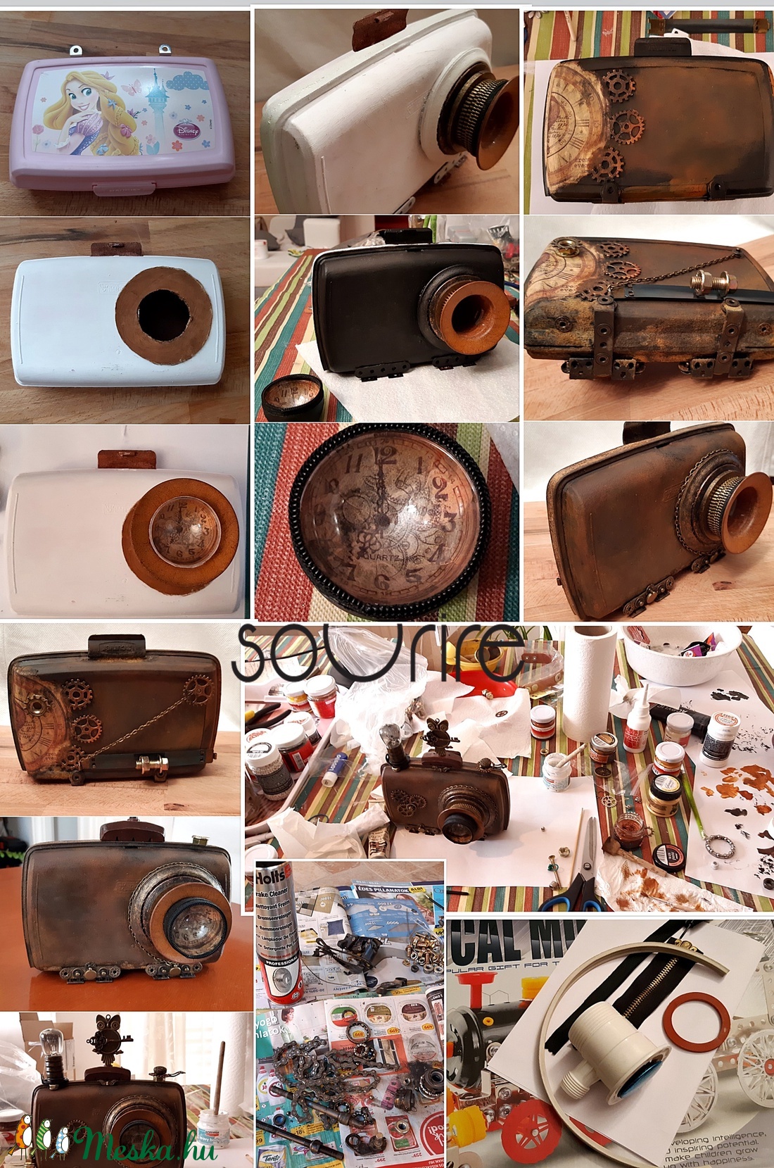 Steampunk fényképezőgép - otthon & lakás - dekoráció - dísztárgy - Meska.hu Steampunk fényképezőgép - otthon & lakás - dekoráció - dísztárgy - Meska.hu