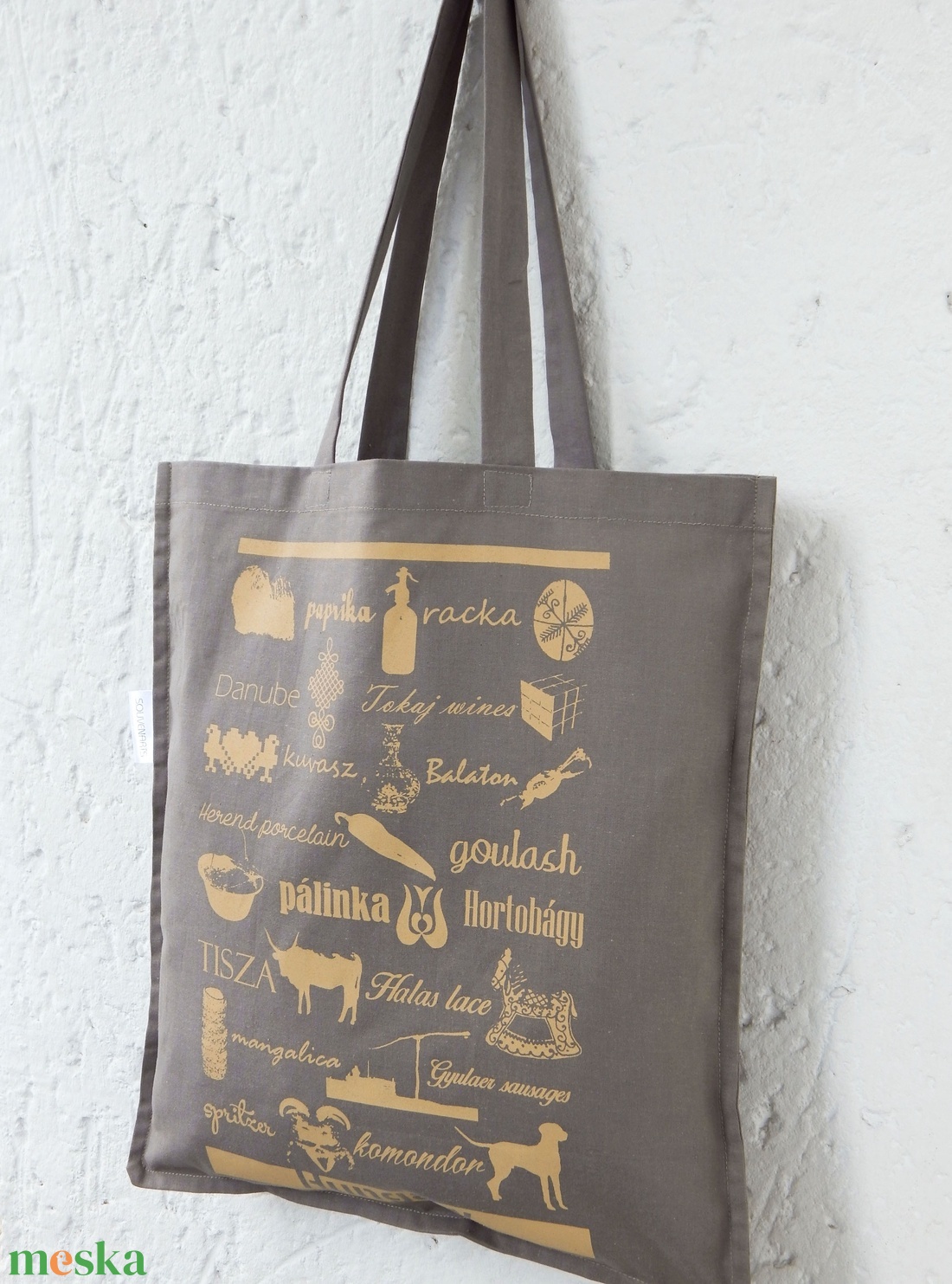 Jelképekszatyor sötétszürke - táska & tok - bevásárlás & shopper táska - shopper, textiltáska, szatyor - Meska.hu Jelképekszatyor sötétszürke - táska & tok - bevásárlás & shopper táska - shopper, textiltáska, szatyor - Meska.hu