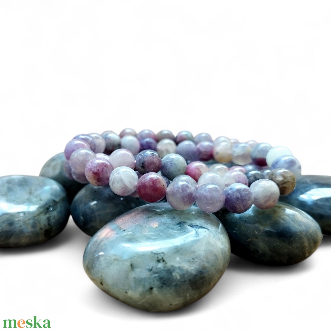 Unikorniskő karkötő (pegmatit karkötő) - ékszer - karkötő - ásványkarkötő - Meska.hu