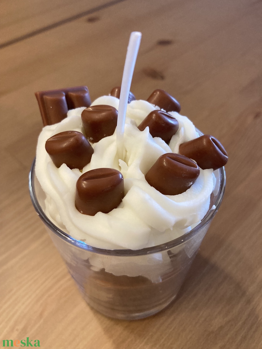 Habos kávé - otthon & életmód - gyertya, illat, aroma - gyertya - Meska.hu