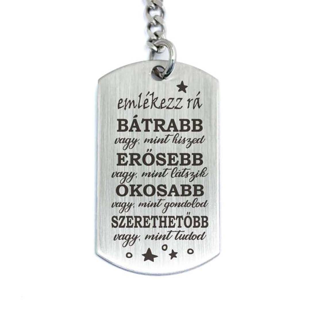 Emlékezz rá bátrabb vagy acél medálos kulcstartó - táska & tok - kulcstartó & táskadísz - kulcstartó - Meska.hu Emlékezz rá bátrabb vagy acél medálos kulcstartó - táska & tok - kulcstartó & táskadísz - kulcstartó - Meska.hu