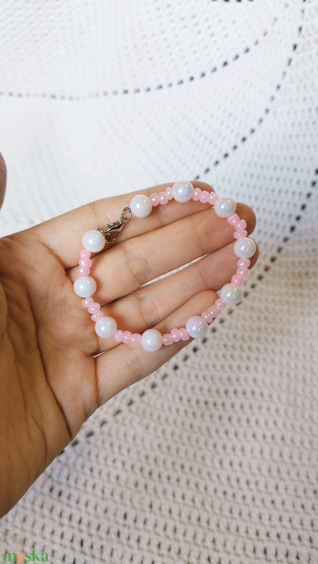 Lila és rózsaszín gyöngyös karkötő - ékszer - karkötő - gyöngyös karkötő - Meska.hu Lila és rózsaszín gyöngyös karkötő - ékszer - karkötő - gyöngyös karkötő - Meska.hu