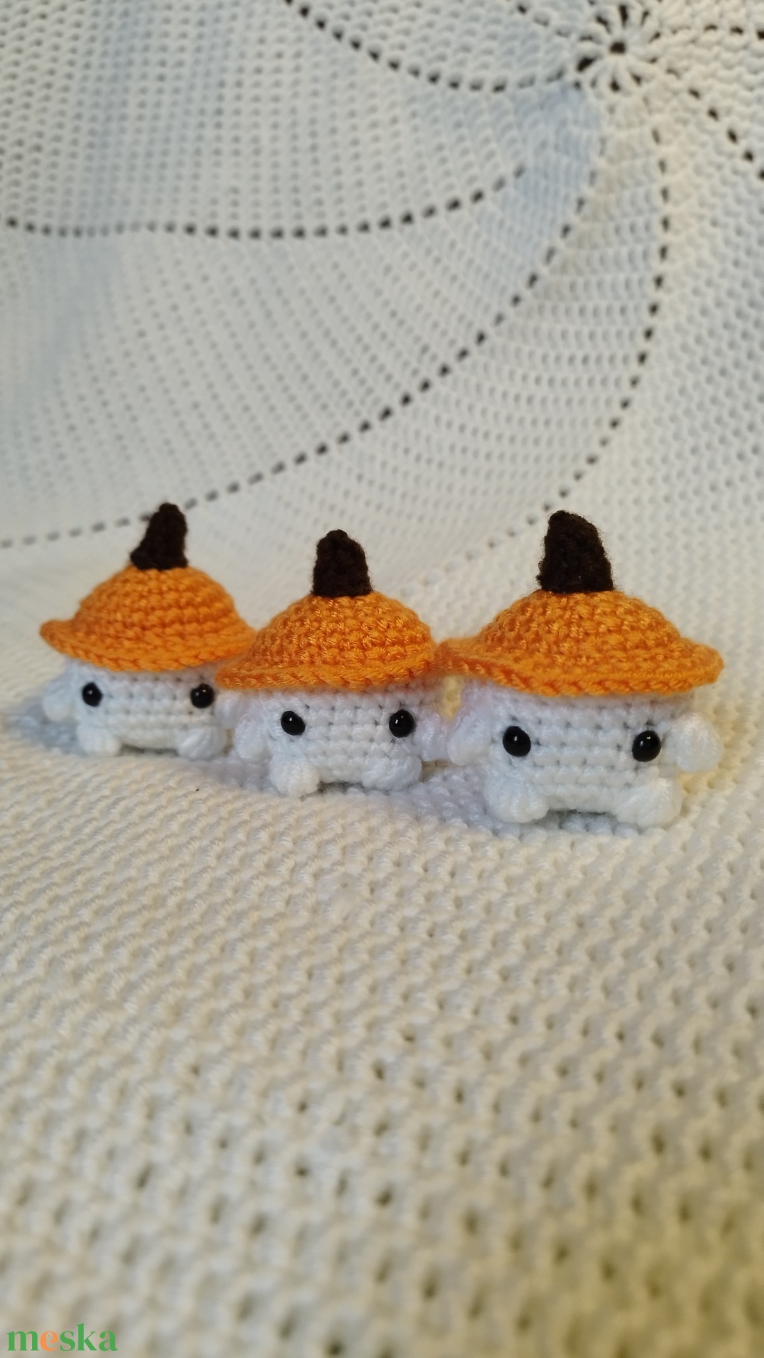 Horgolt tök kalapos gombák - kellékek & szerszámok - dekorációs kellékek - figurák - Meska.hu Horgolt tök kalapos gombák - kellékek & szerszámok - dekorációs kellékek - figurák - Meska.hu