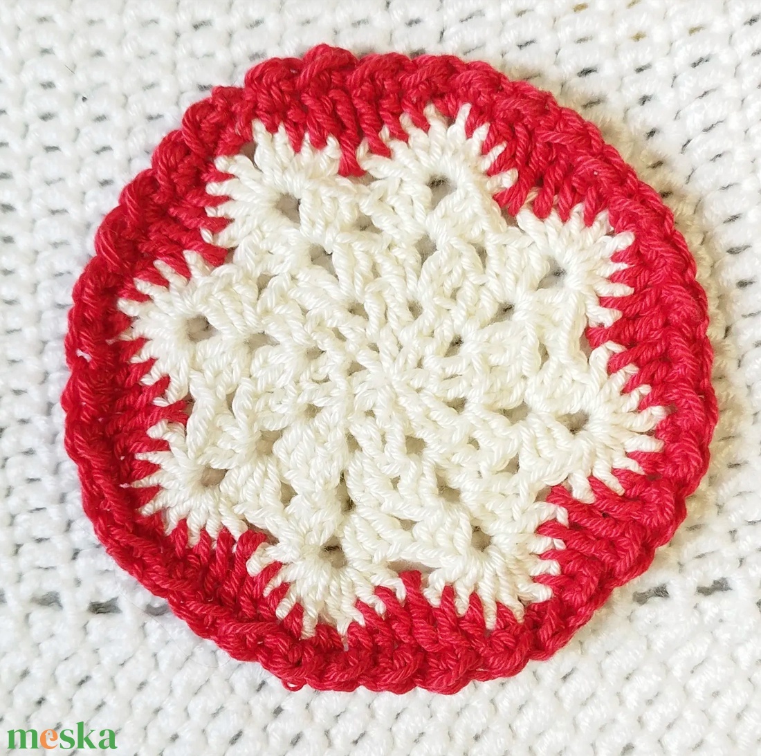 Karácsonyi hópelyhes poháralátét - otthon & életmód - konyhafelszerelés, tálalás - tálalás - tányér- és poháralátét - Meska.hu Karácsonyi hópelyhes poháralátét - otthon & életmód - konyhafelszerelés, tálalás - tálalás - tányér- és poháralátét - Meska.hu