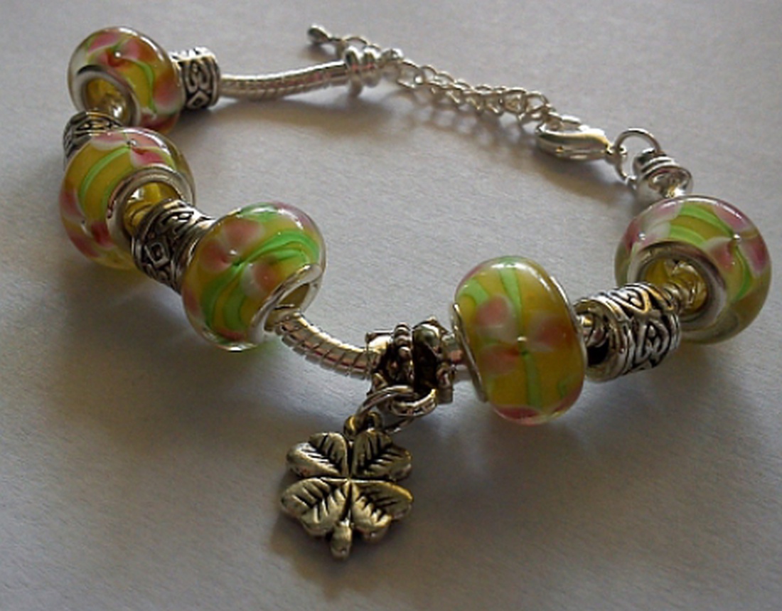 Happiness pandora  jellegű karkötő -  - Meska.hu