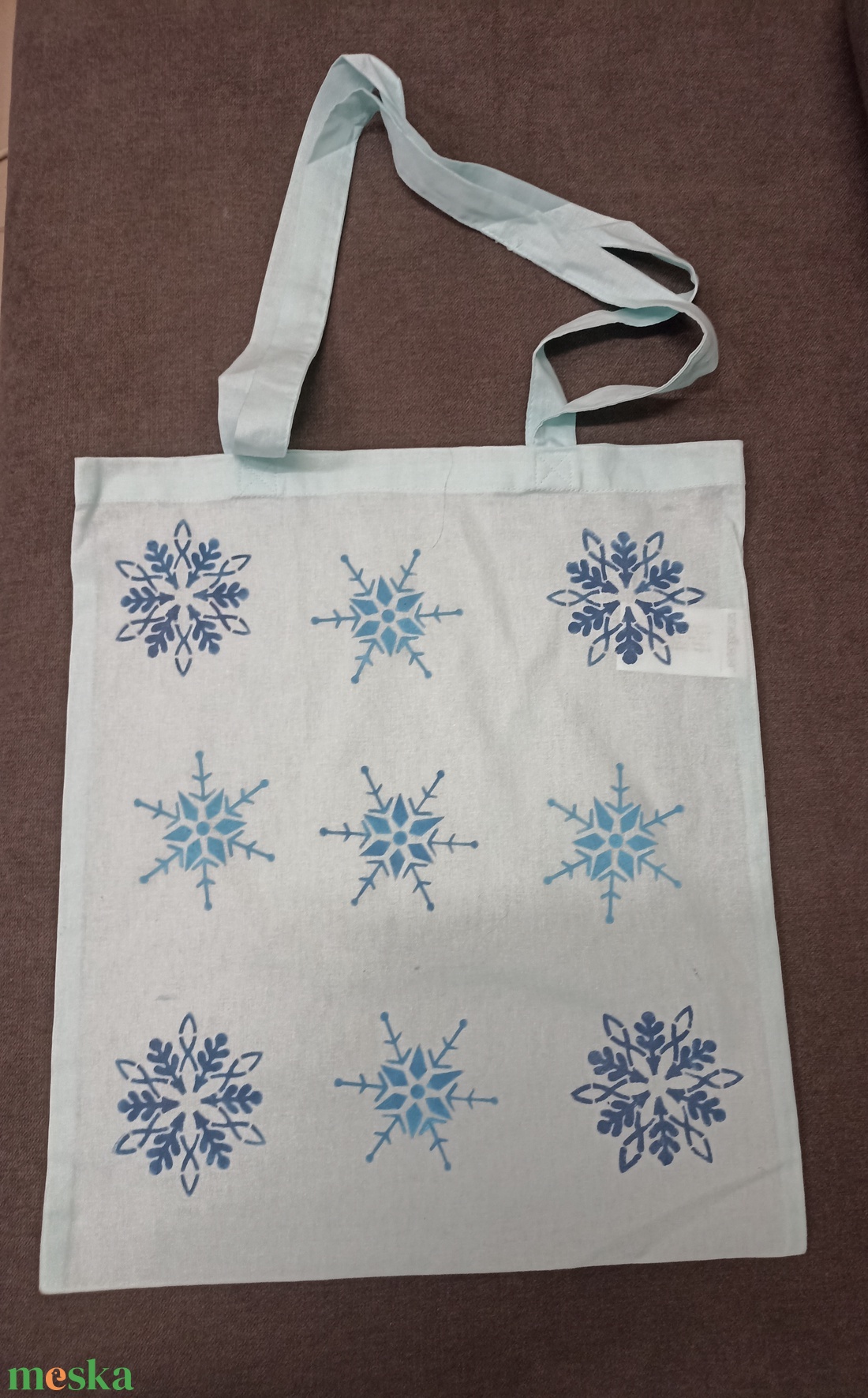 hópihés vászontáska - táska & tok - bevásárlás & shopper táska - shopper, textiltáska, szatyor - Meska.hu hópihés vászontáska - táska & tok - bevásárlás & shopper táska - shopper, textiltáska, szatyor - Meska.hu