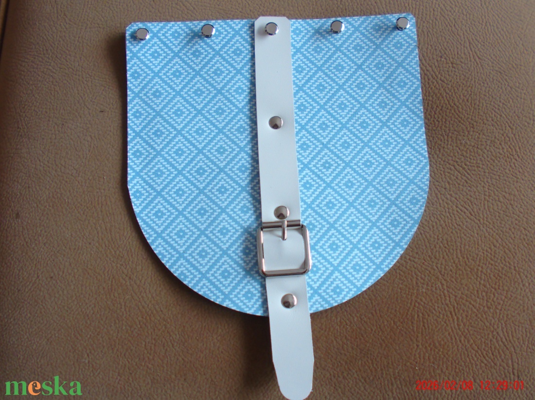 Valódi bőr szett horgolt táskákhoz - táska & tok - táska szett - Meska.hu