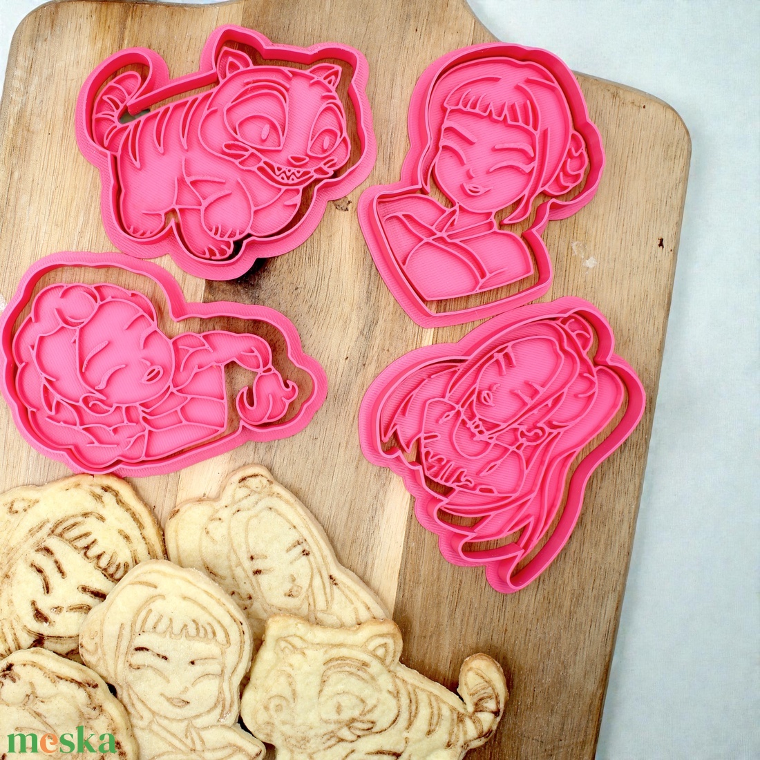 Kpop Démon Vadászok Sütikiszúró Huntrix Netflix Mesefilm 4 db-os Készlet - otthon & életmód - konyhafelszerelés, tálalás - sütés, főzés - sütikiszúró - Meska.hu