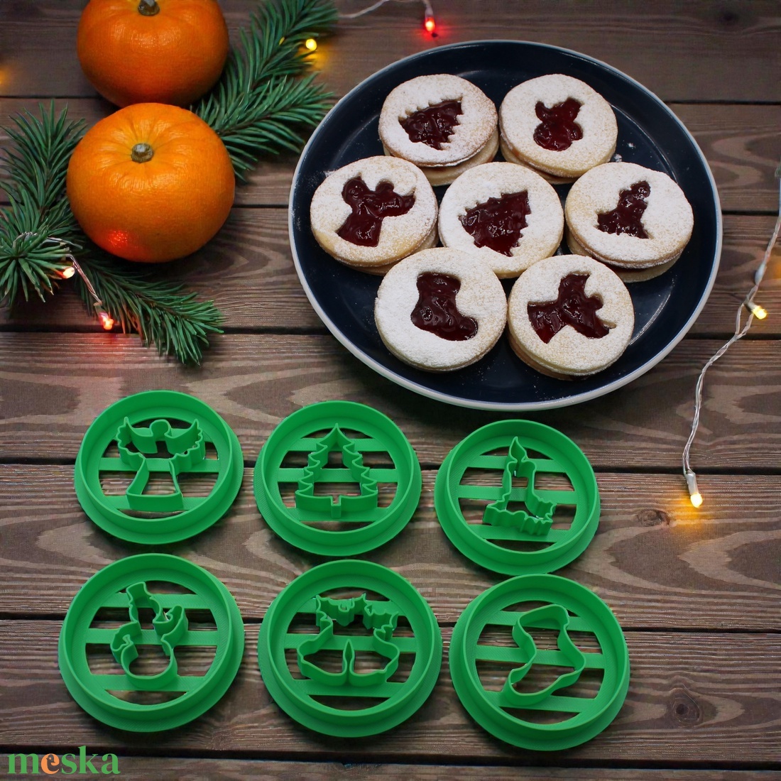 Karácsonyi Linzer Kiszúró Készlet Vagy Darabáron - otthon & életmód - konyhafelszerelés, tálalás - sütés, főzés - sütikiszúró - Meska.hu