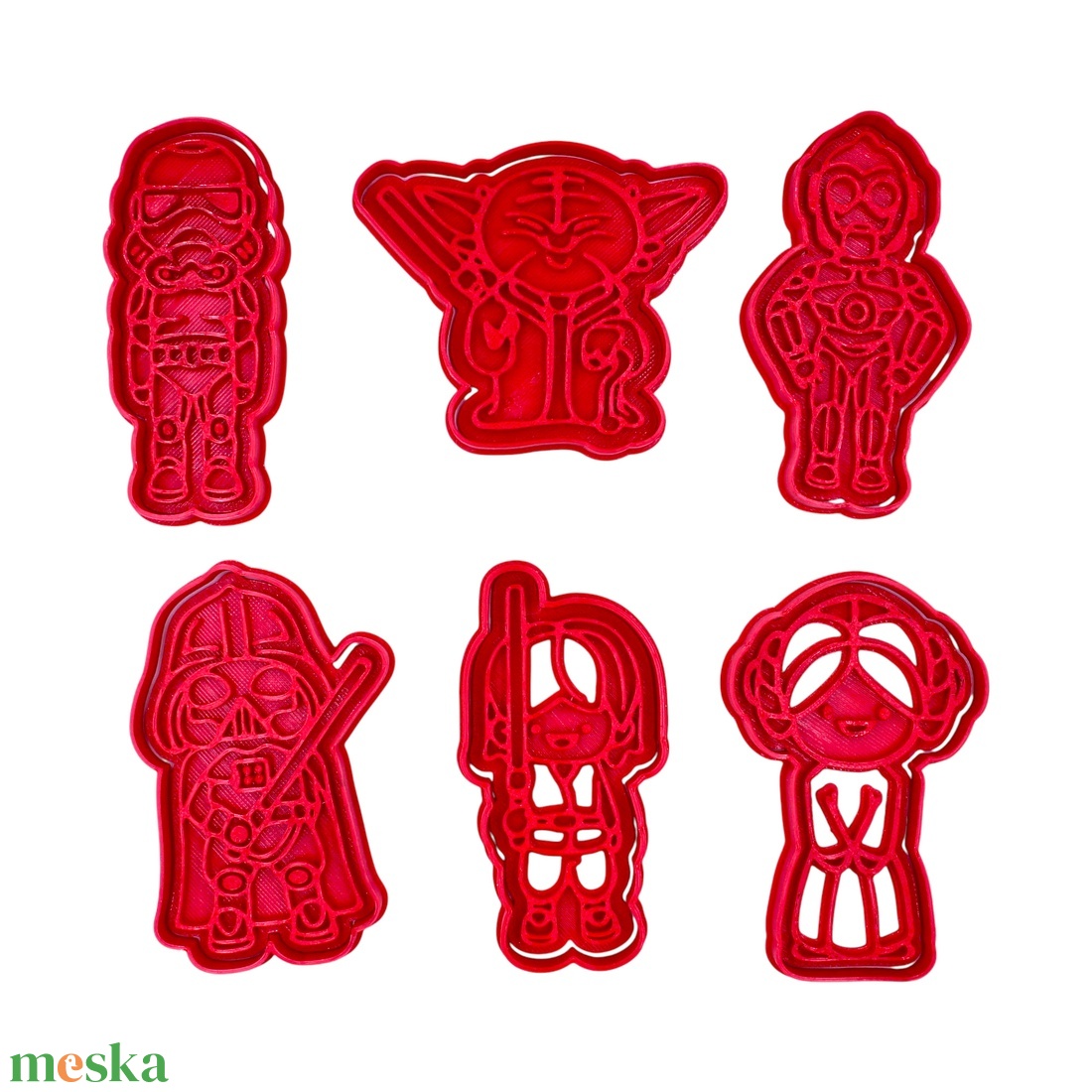  Star Wars 6 db-os Sütikiszúró Készlet Filmes Sütemény Forma Keksz Kiszúró Filmes - otthon & életmód - konyhafelszerelés, tálalás - sütés, főzés - sütikiszúró - Meska.hu