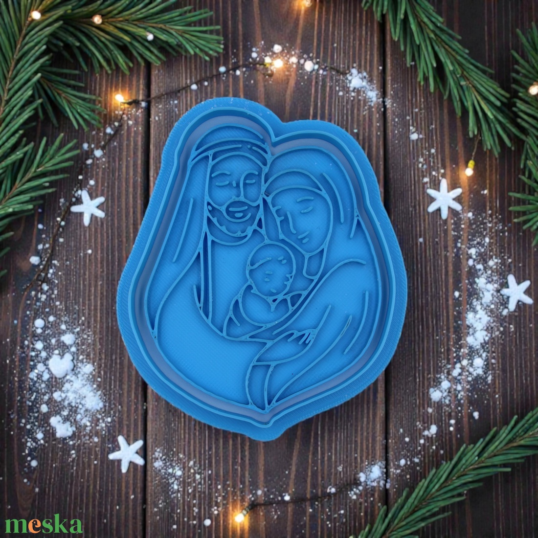 Betlehemi Jelenet Sütikiszúró Karácsonyi Motívummal - otthon & életmód - konyhafelszerelés, tálalás - sütés, főzés - sütikiszúró - Meska.hu
