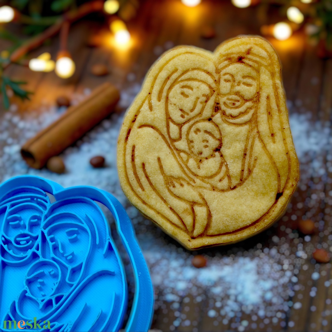Betlehemi Jelenet Sütikiszúró Karácsonyi Motívummal - otthon & életmód - konyhafelszerelés, tálalás - sütés, főzés - sütikiszúró - Meska.hu