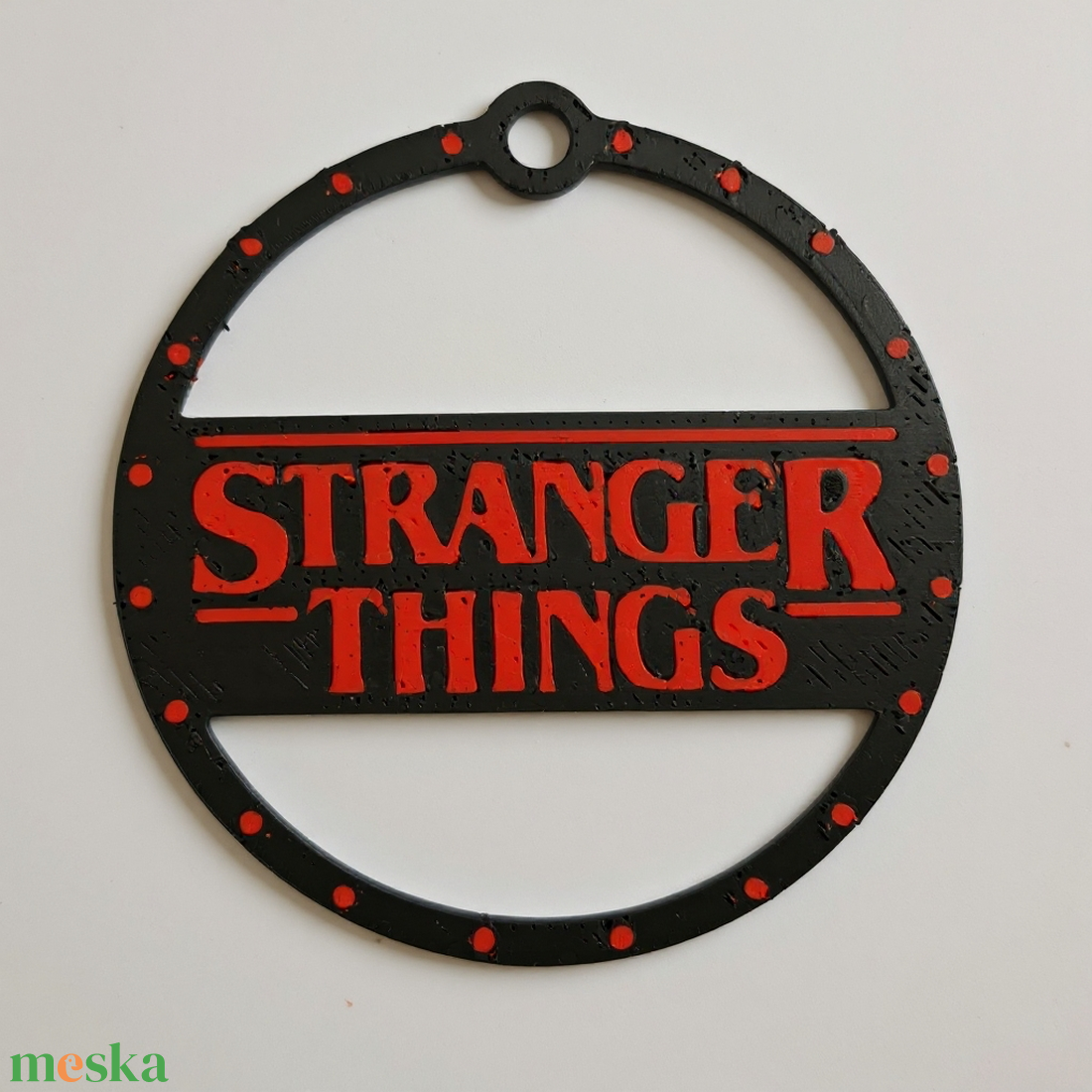 Stranger Things Karika Fülbevaló Netflix Sorozatból Egyedi Tervezésű - ékszer - fülbevaló - lógó fülbevaló - Meska.hu