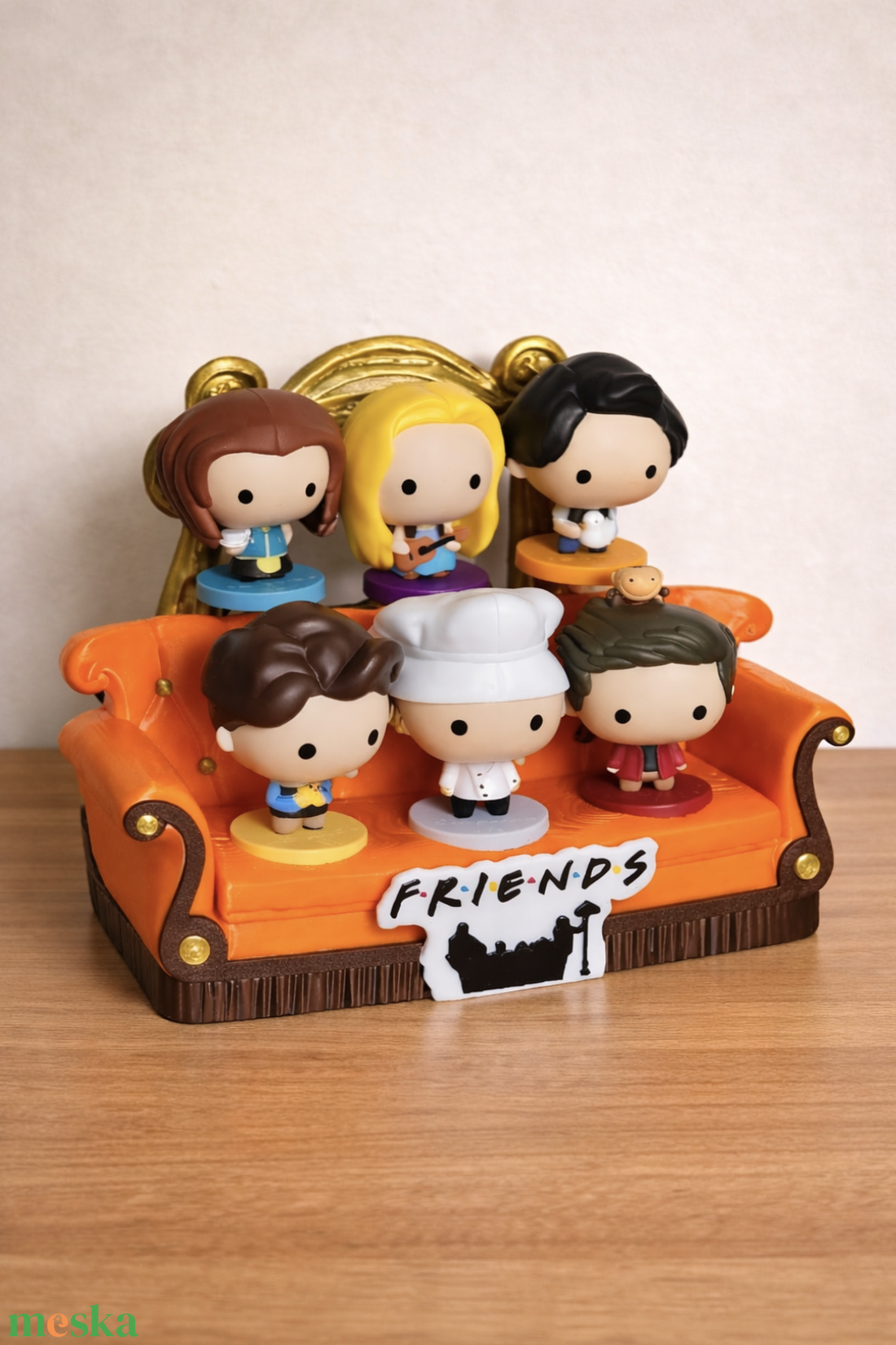 McDonalds Jóbarátok Friends Figura Tartó Állvány - otthon & életmód - dekoráció - fali és függő dekoráció - fali kulcstartó - Meska.hu