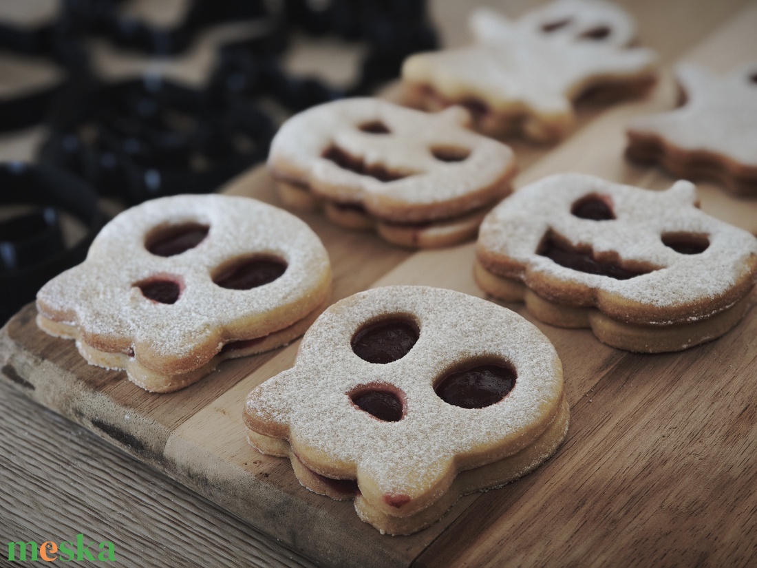  Halloween Linzer Kiszúró Készlet 6 db-os - otthon & életmód - dekoráció - halloween - halloweeni sütikiszúrók - Meska.hu